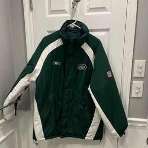 Reebok NFL JETS Team Apparel Green Jacket